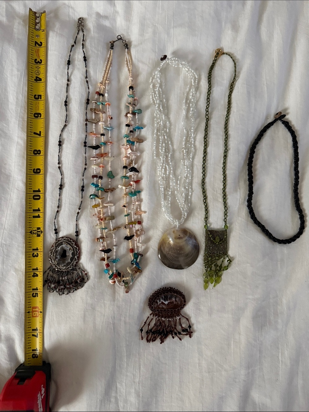 Assorted Women's Beaded and Shell Necklace Set - Multicolor - Picture 3 of 12